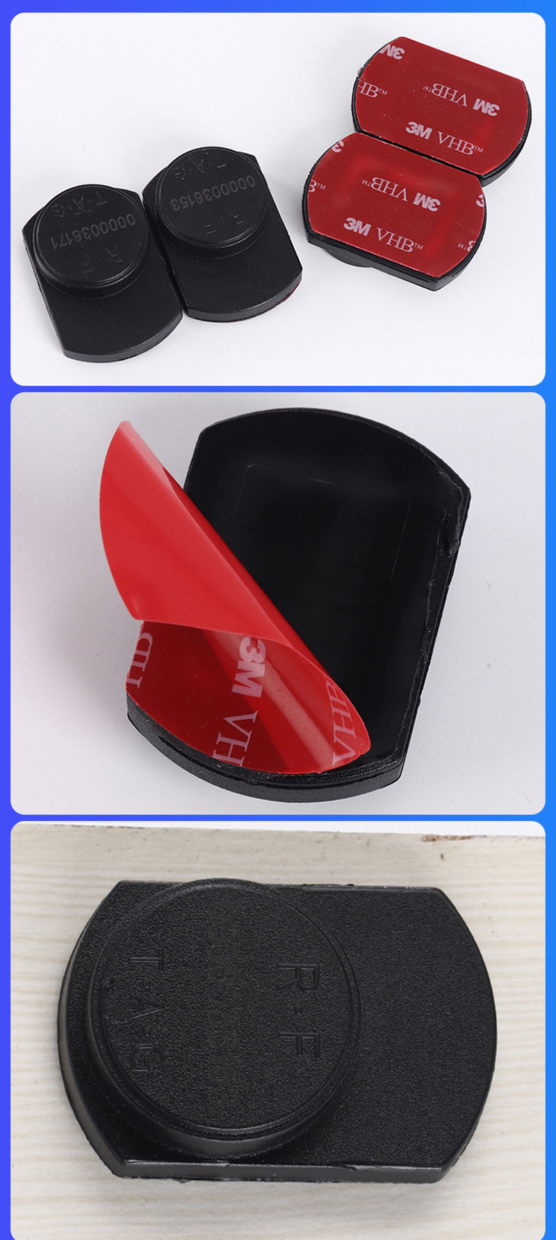 2.4G RFID active electronic tag 2.4G RFID active card asset tag electric vehicle home management tag manufacturer wholesale 4