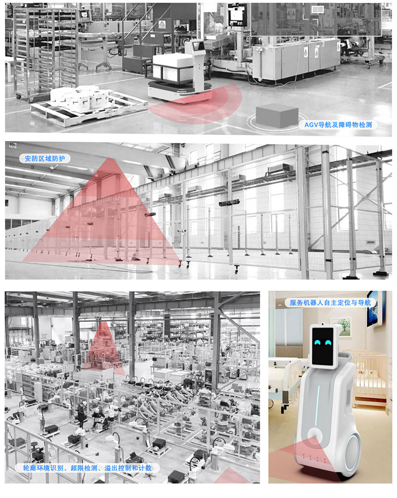 AGV car obstacle avoidance and anti-collision radar scanner Path planning laser sensor Intelligent warehouse robot anti-collision radar scanner 9